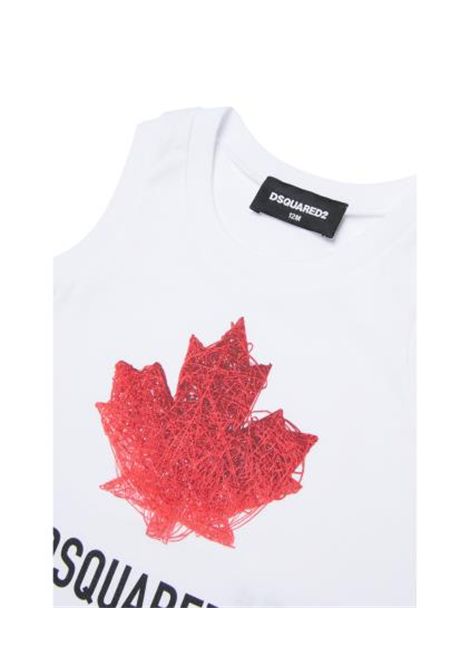 Canotta con logo DSQUARED2 JUNIOR | DQ3314 D00XMDQ100